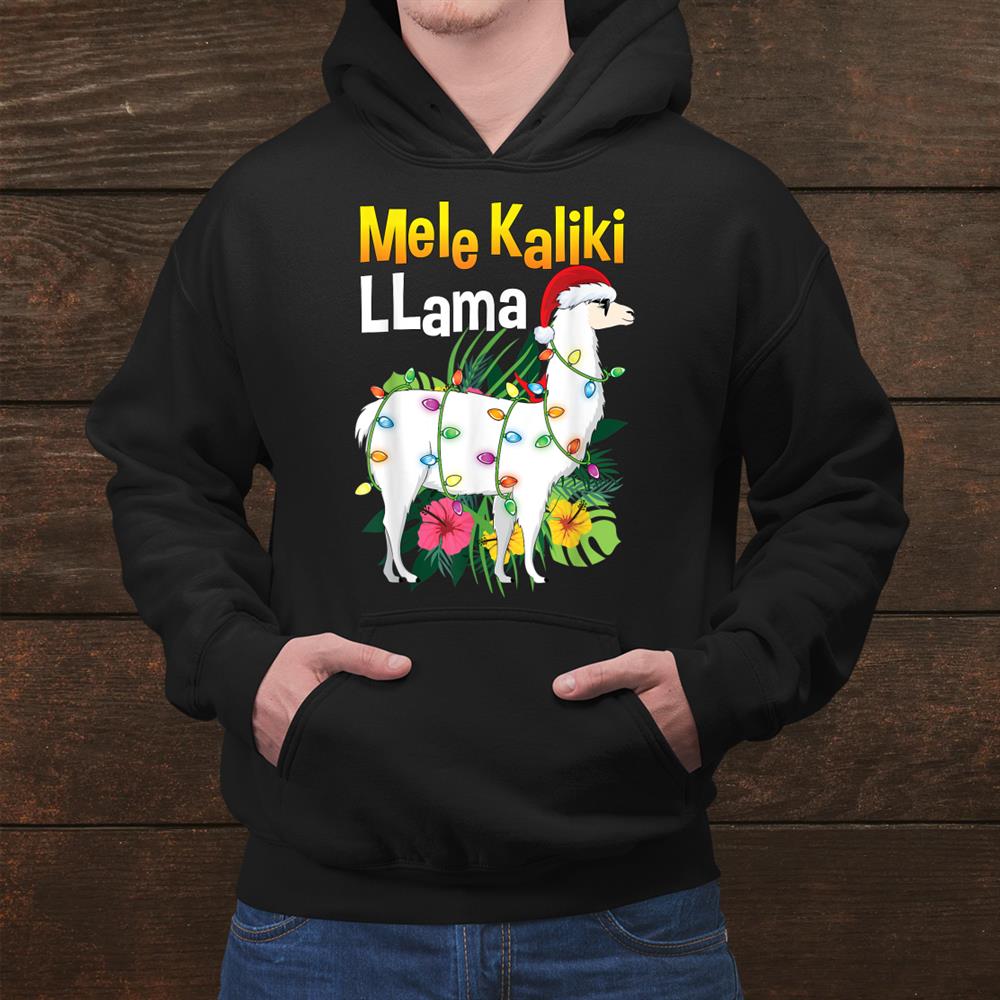 Mele Kaliki Llama Lights Christmas X Mas Shirt Mele Kaliki Llama Lights Christmas X Mas Shirt