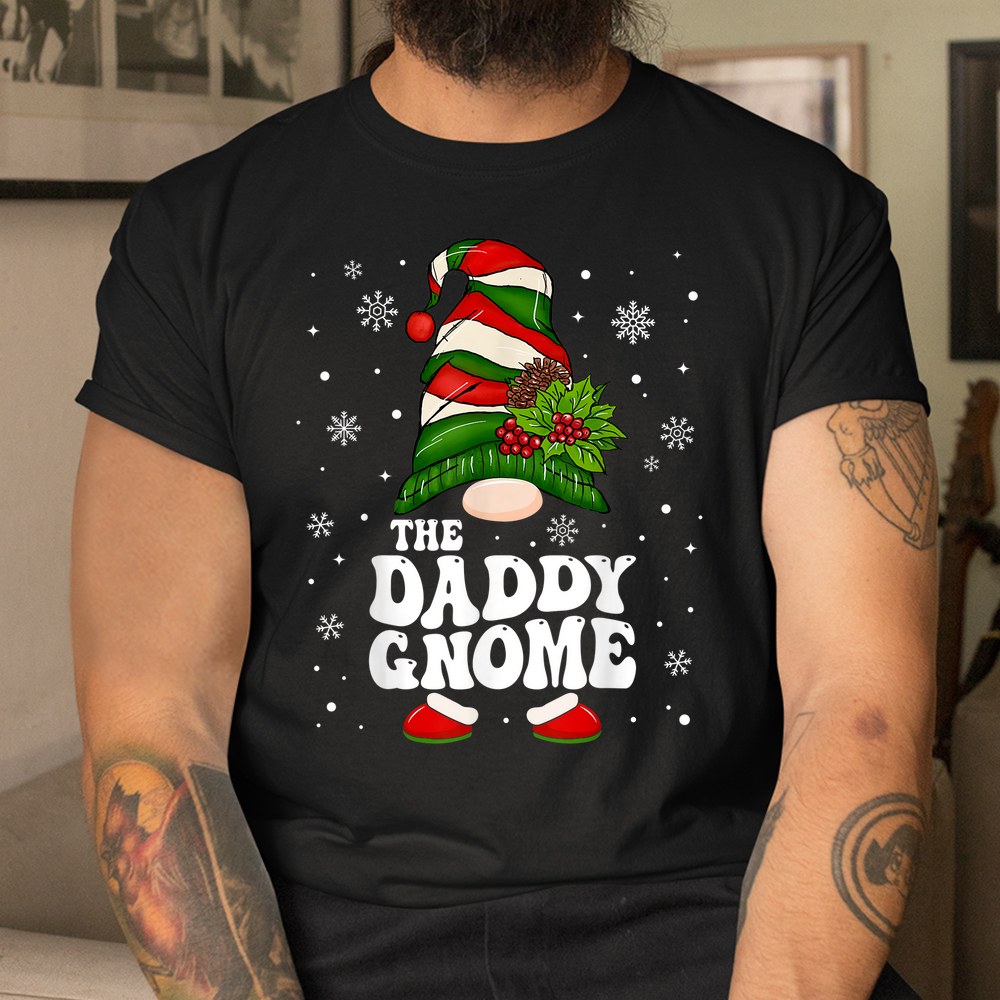 Mens Daddy Gnome Funny Matching Family Christmas Pajama Shirt Mens Daddy Gnome Funny Matching Family Christmas Pajama Shirt
