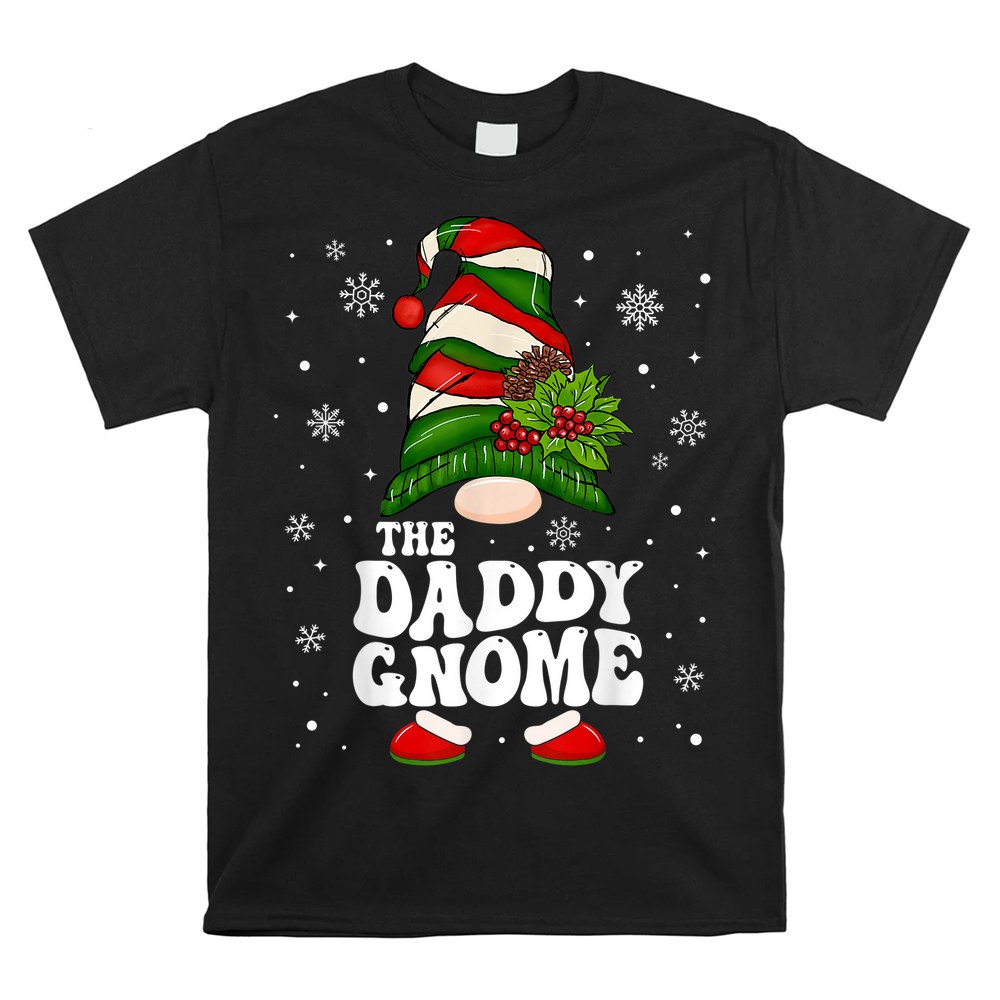 Mens Daddy Gnome Funny Matching Family Christmas Pajama Shirt Mens Daddy Gnome Funny Matching Family Christmas Pajama Shirt