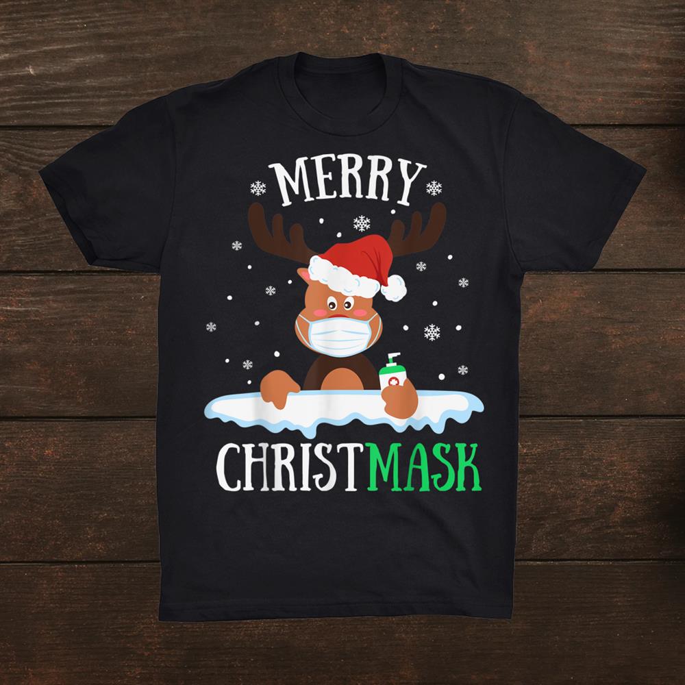 Merry Christmas Mask Christmask Quarantine Christmas Shirt Merry Christmas Mask Christmask Quarantine Christmas Shirt