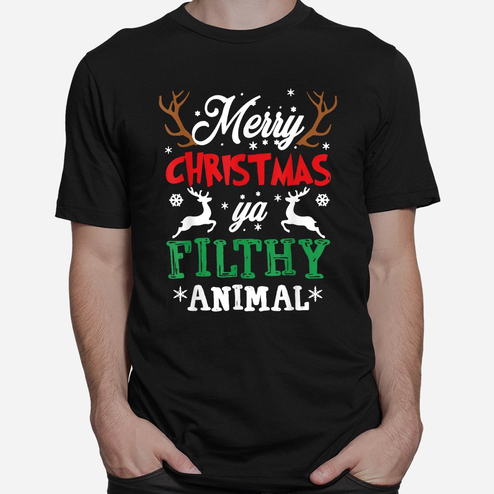 Merry Christmas Filthy Ya Xmas Pajama Shirt Merry Christmas Filthy Ya Xmas Pajama Shirt