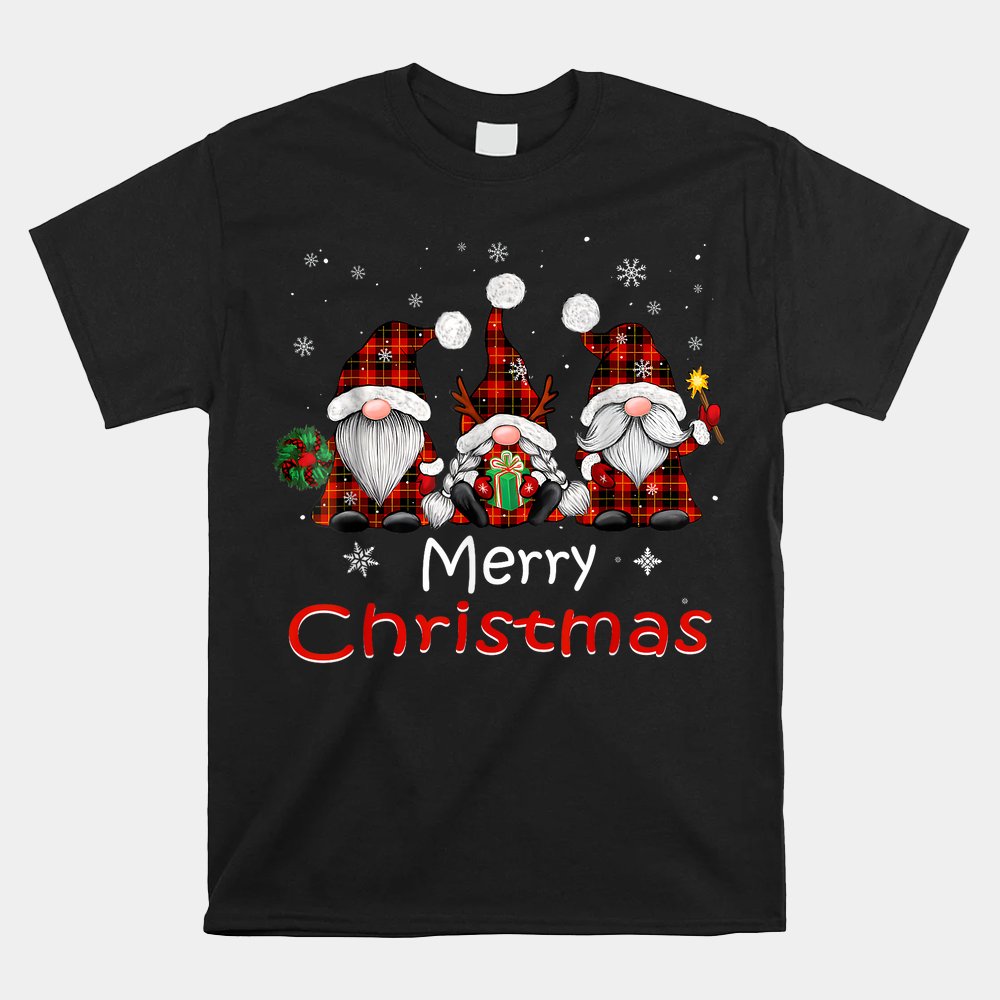 Merry Christmas Gnomes Shirt Buffalo Red Plaid Shirt Merry Christmas Gnomes Shirt Buffalo Red Plaid Shirt