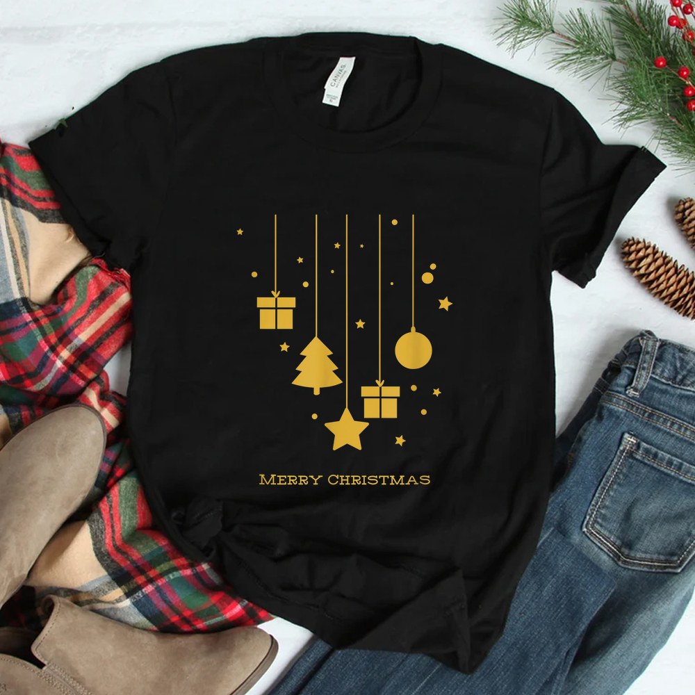 Merry Christmas Gold Ornament Shirt Merry Christmas Gold Ornament Shirt