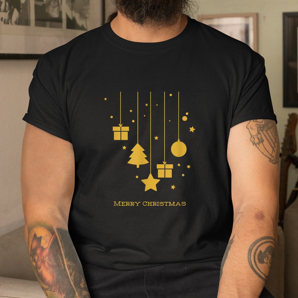 Merry Christmas Gold Ornament Shirt Merry Christmas Gold Ornament Shirt