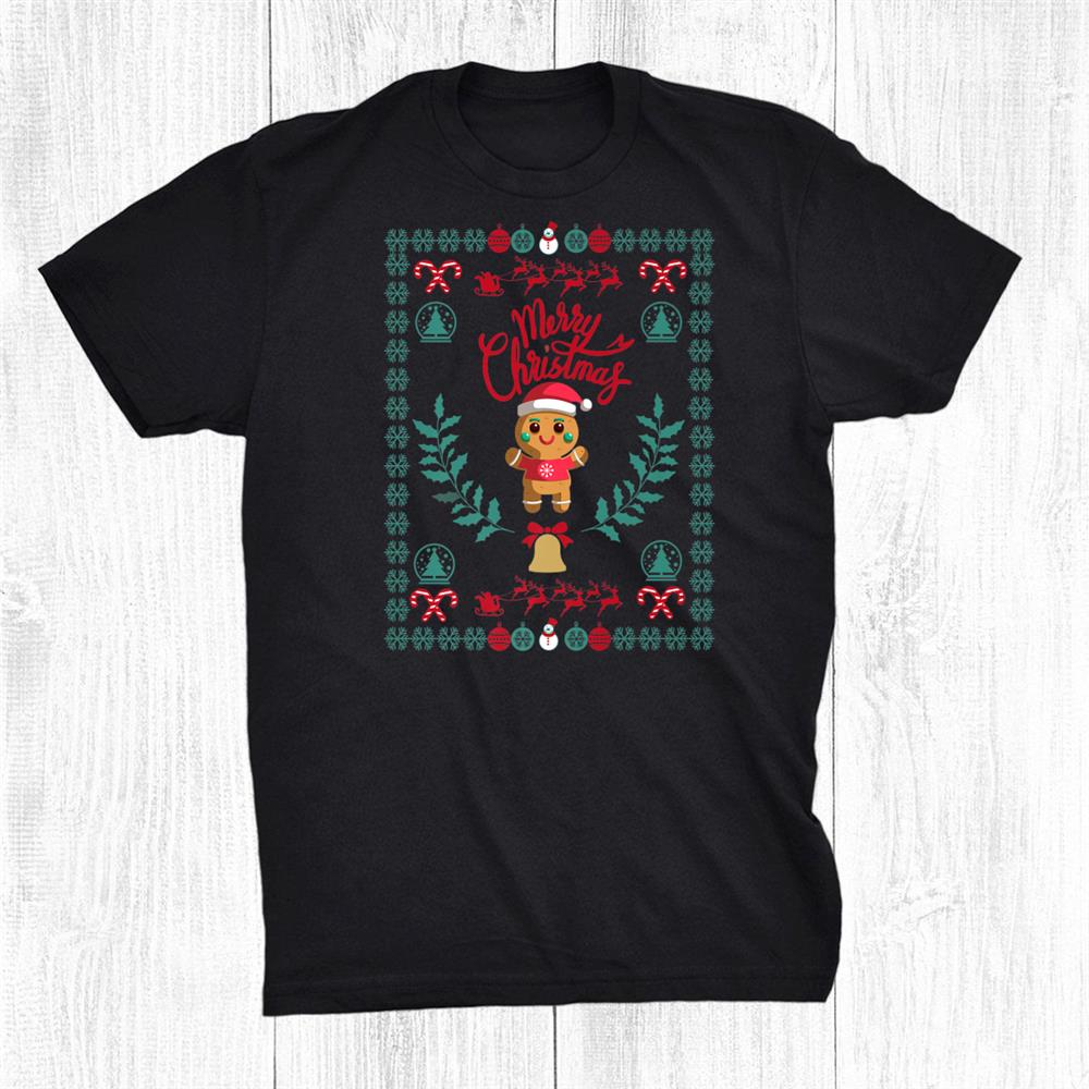 Merry Christmas I The Merry Gingerbread Man Shirt Merry Christmas I The Merry Gingerbread Man Shirt
