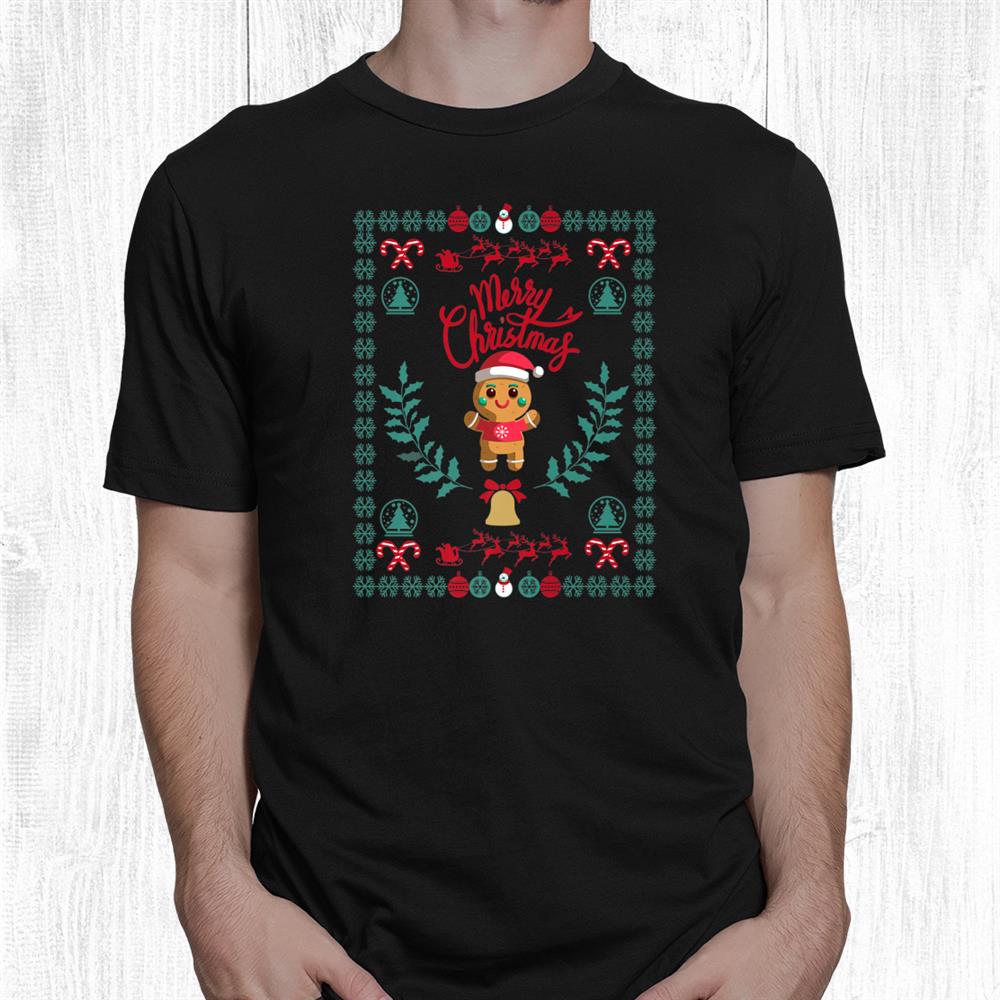 Merry Christmas I The Merry Gingerbread Man Shirt Merry Christmas I The Merry Gingerbread Man Shirt