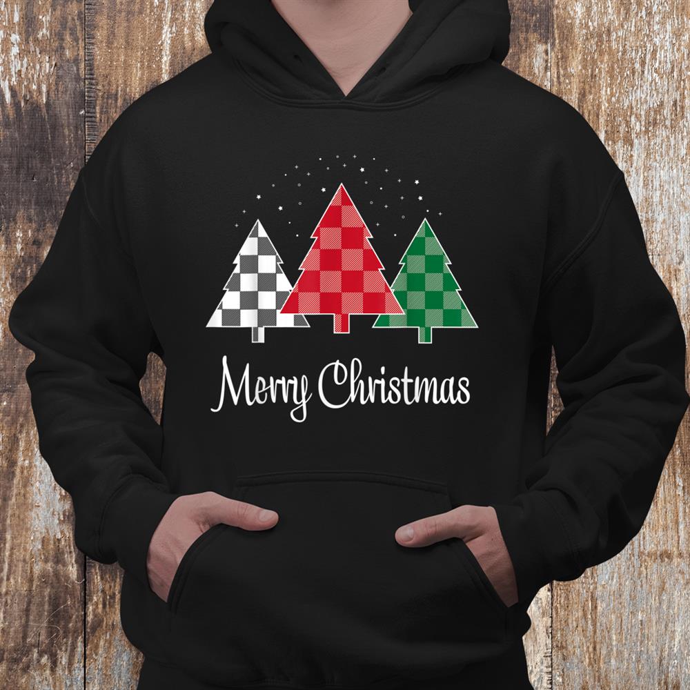 Merry Christmas Plaid Trees Xmas Shirt Merry Christmas Plaid Trees Xmas Shirt