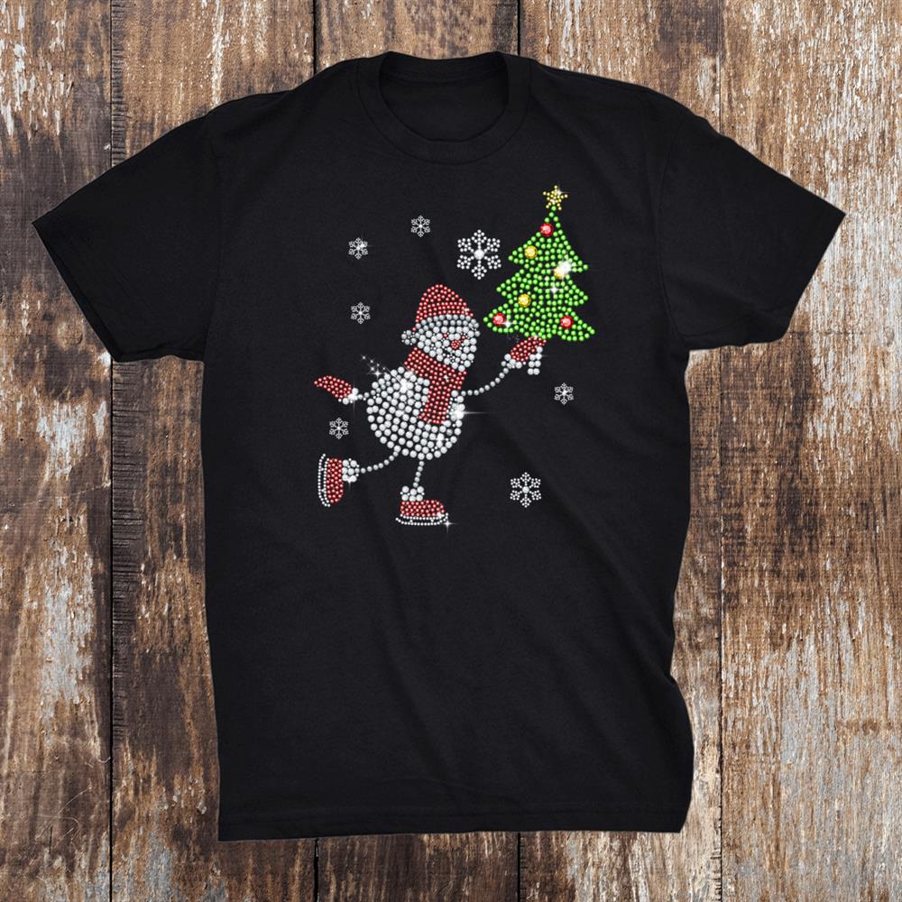 Merry Christmas Santa Claus Snowman Christmas Tree Shirt Merry Christmas Santa Claus Snowman Christmas Tree Shirt