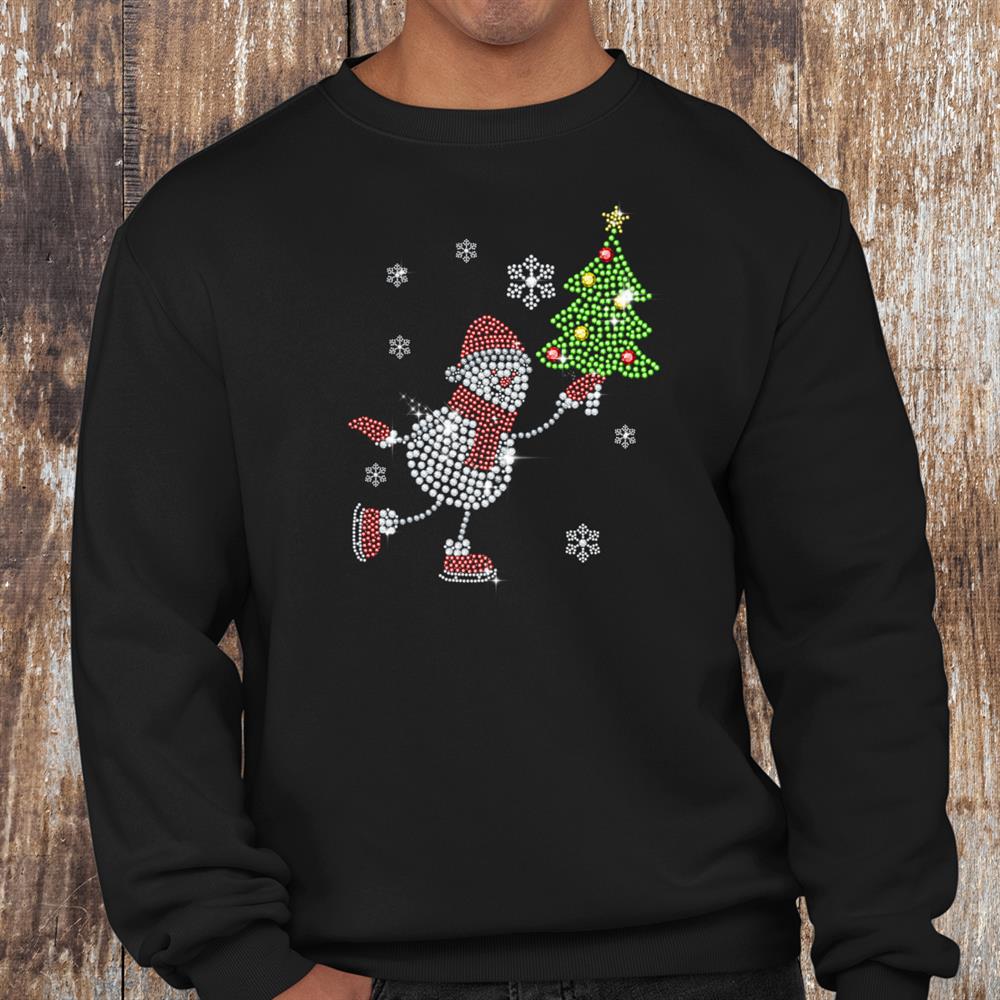 Merry Christmas Santa Claus Snowman Christmas Tree Shirt Merry Christmas Santa Claus Snowman Christmas Tree Shirt