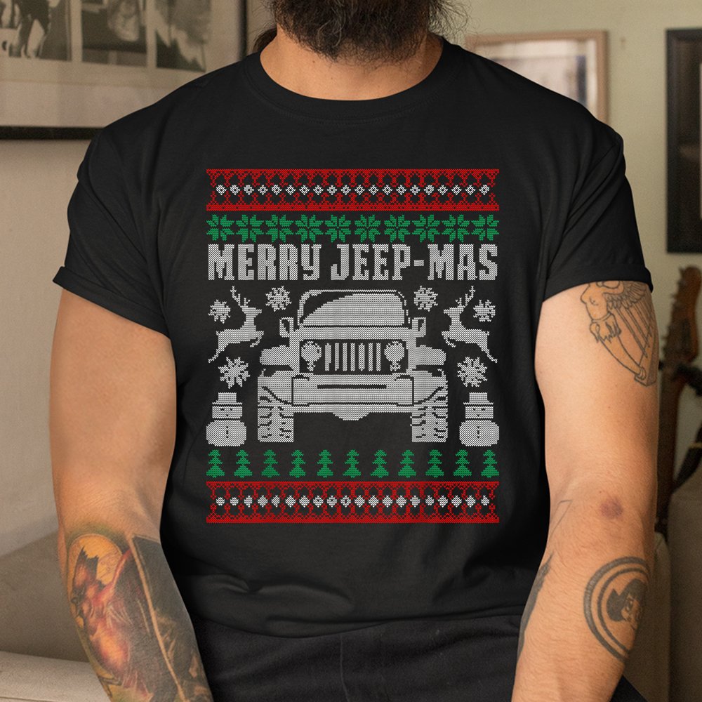 Merry Jeepmas Buffalo Plaid Christmas Xmas Shirt Merry Jeepmas Buffalo Plaid Christmas Xmas Shirt