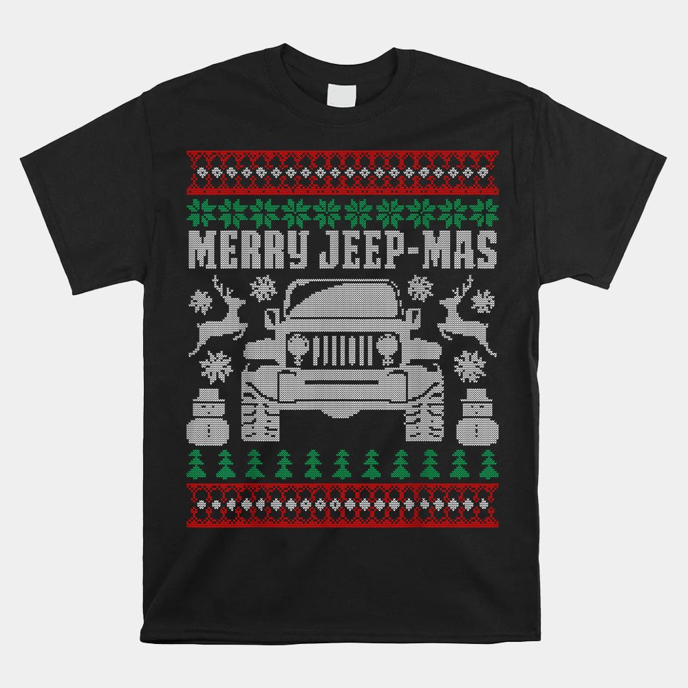 Merry Jeepmas Buffalo Plaid Christmas Xmas Shirt Merry Jeepmas Buffalo Plaid Christmas Xmas Shirt