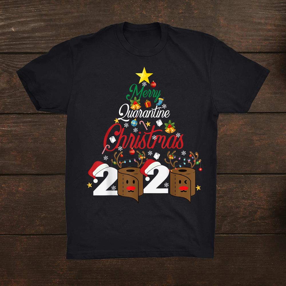 Merry Quarantine Christmas Matching Family Xmas Shirt Merry Quarantine Christmas Matching Family Xmas Shirt