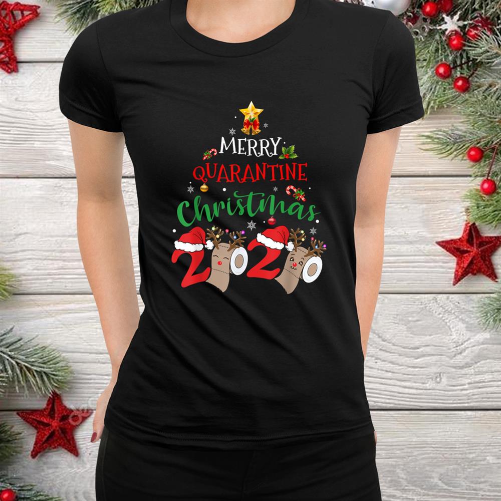 Merry Quarantine Christmas Shirt1 Merry Quarantine Christmas Shirt1