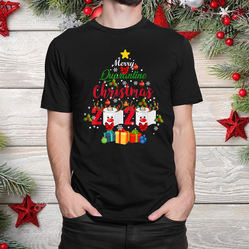 Merry Quarantine Christmas Toilet Paper Shirt Merry Quarantine Christmas Toilet Paper Shirt