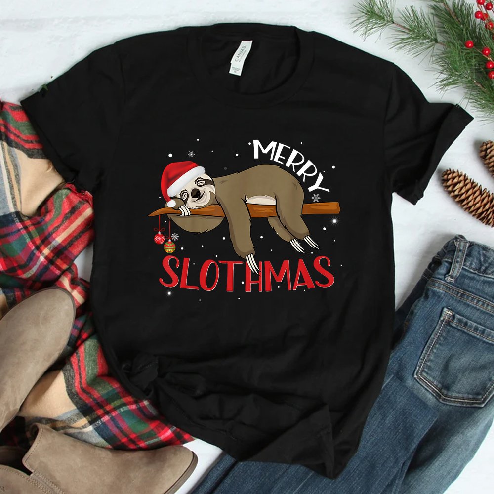 Merry Slothmas Shirt Christmas Pajama For Sloth Shirt Merry Slothmas Shirt Christmas Pajama For Sloth Shirt