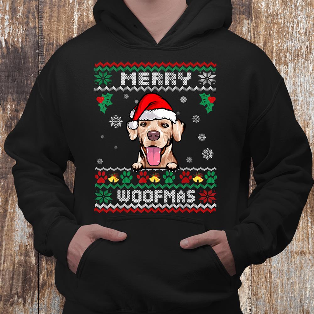 Merry Woofmas Rhodesian Ridgeback Dog Christmas Ugly Xmas Shirt Merry Woofmas Rhodesian Ridgeback Dog Christmas Ugly Xmas Shirt