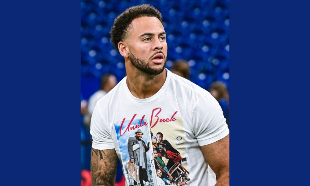 Michael Pittman Jr Wearing Uncle Buck T Shirt