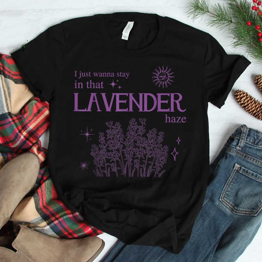 Midnights I Just Wanna Stay In That Lavender Haze Christmas Shirt Midnights I Just Wanna Stay In That Lavender Haze Christmas Shirt