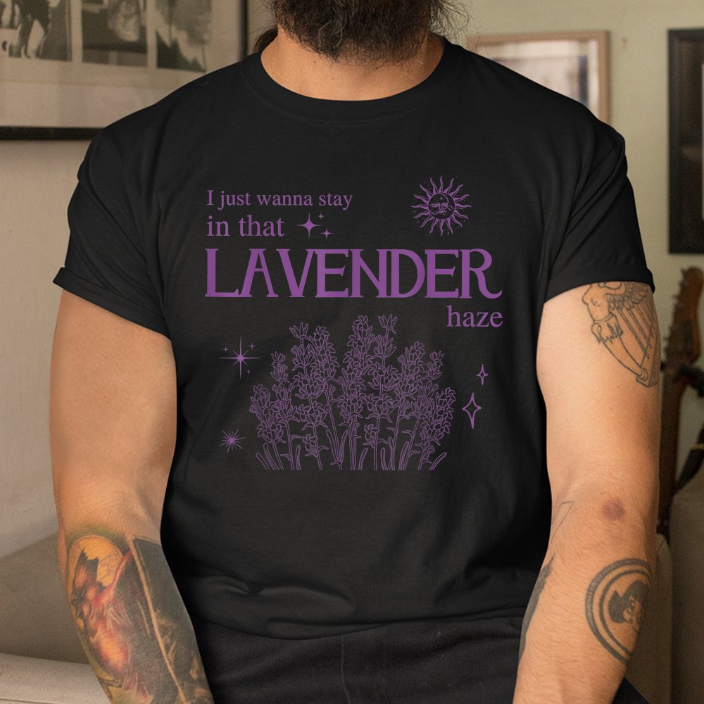 Midnights I Just Wanna Stay In That Lavender Haze Christmas Shirt Midnights I Just Wanna Stay In That Lavender Haze Christmas Shirt