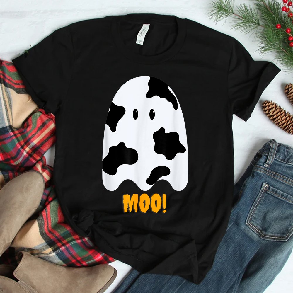 Moo Cute Funny Cow Halloween Shirt Moo Cute Funny Cow Halloween Shirt