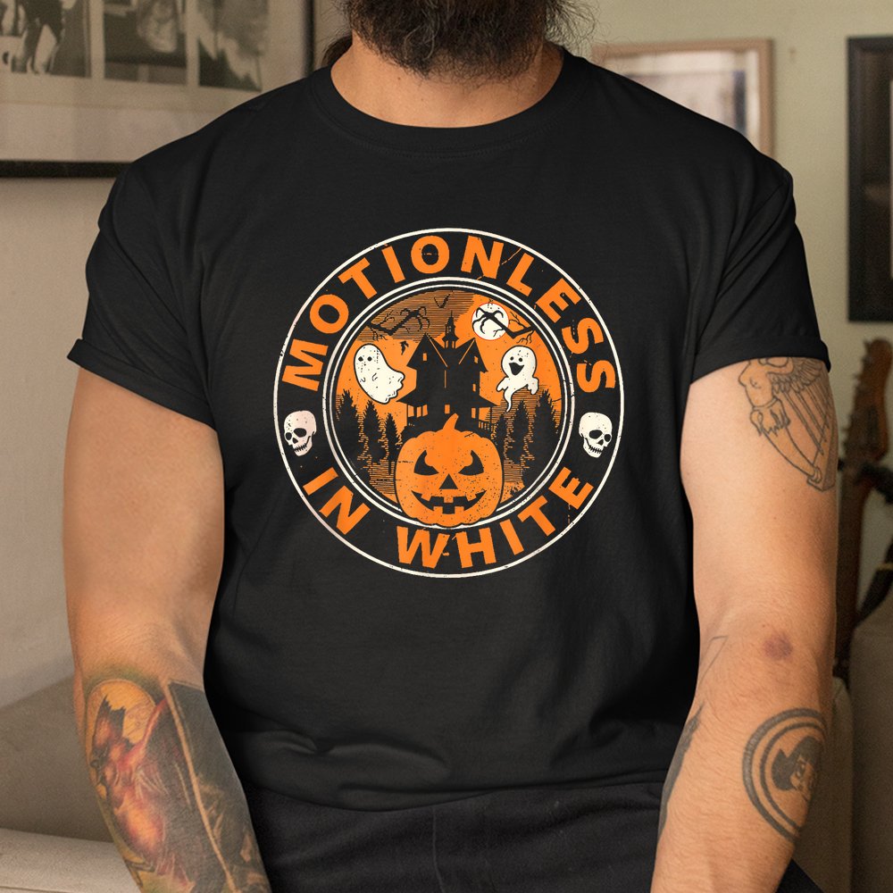 Motionlesses In White Halloween Pumpkin Scary Shirt Motionlesses In White Halloween Pumpkin Scary Shirt