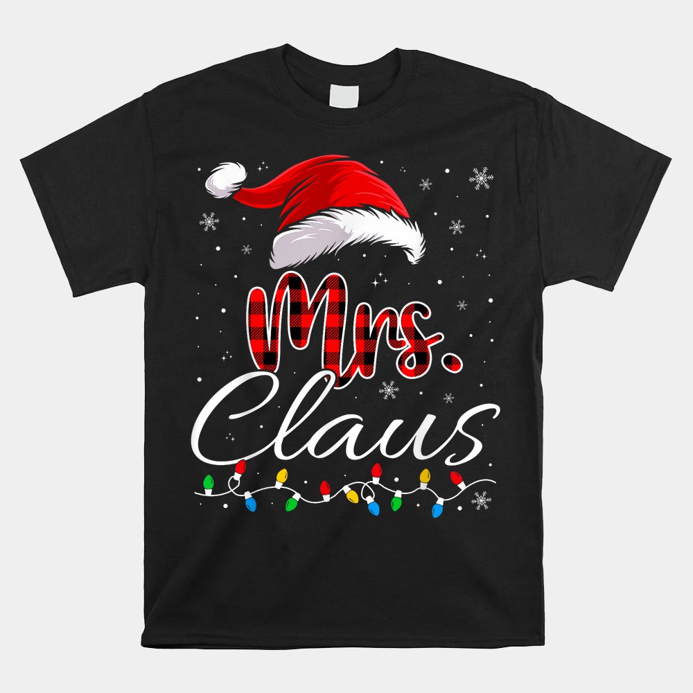 Mr And Mrs Claus Couples Matching Christmas Pajamas Santa Shirt Mr And Mrs Claus Couples Matching Christmas Pajamas Santa Shirt