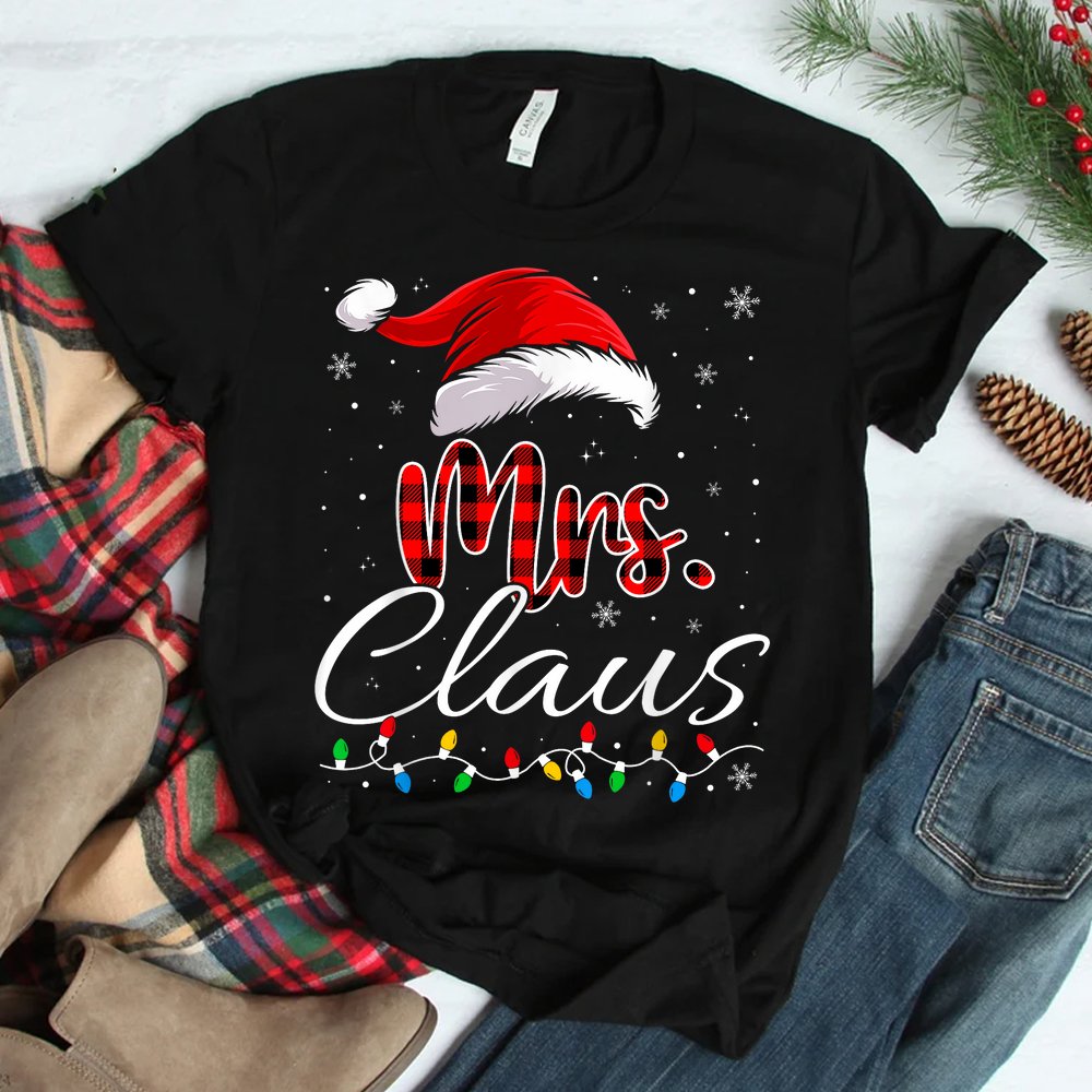 Mr And Mrs Claus Couples Matching Christmas Pajamas Santa Shirt Mr And Mrs Claus Couples Matching Christmas Pajamas Santa Shirt