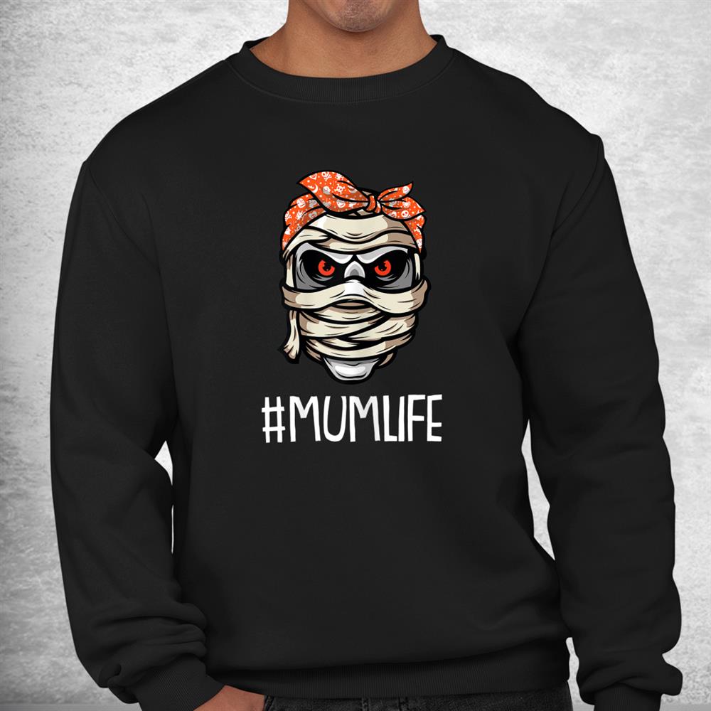 Mum Life Lazy Halloween Funny Shirt Mum Life Lazy Halloween Funny Shirt