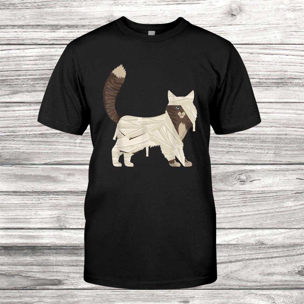 Mummy Cat Feline Cat Lover Mummy Scary Halloween Kitty Cats Shirt Mummy Cat Feline Cat Lover Mummy Scary Halloween Kitty Cats Shirt