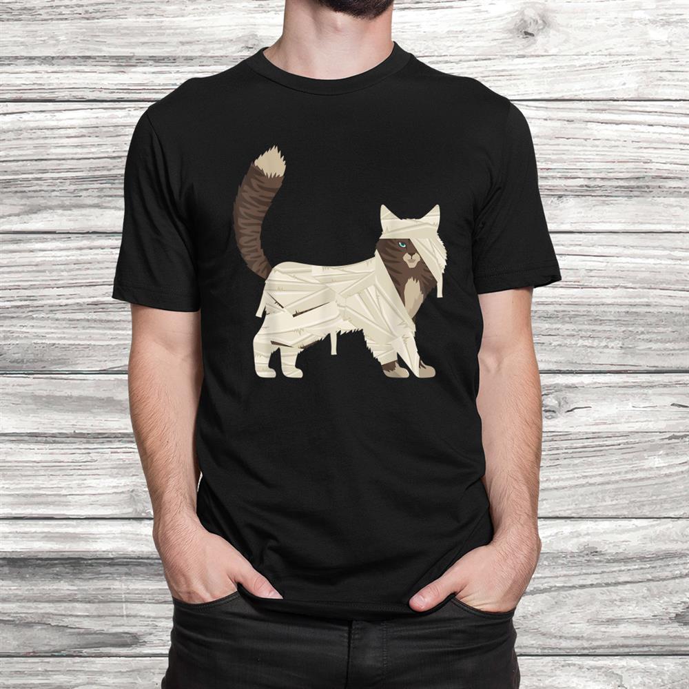 Mummy Cat Feline Cat Lover Mummy Scary Halloween Kitty Cats Shirt Mummy Cat Feline Cat Lover Mummy Scary Halloween Kitty Cats Shirt