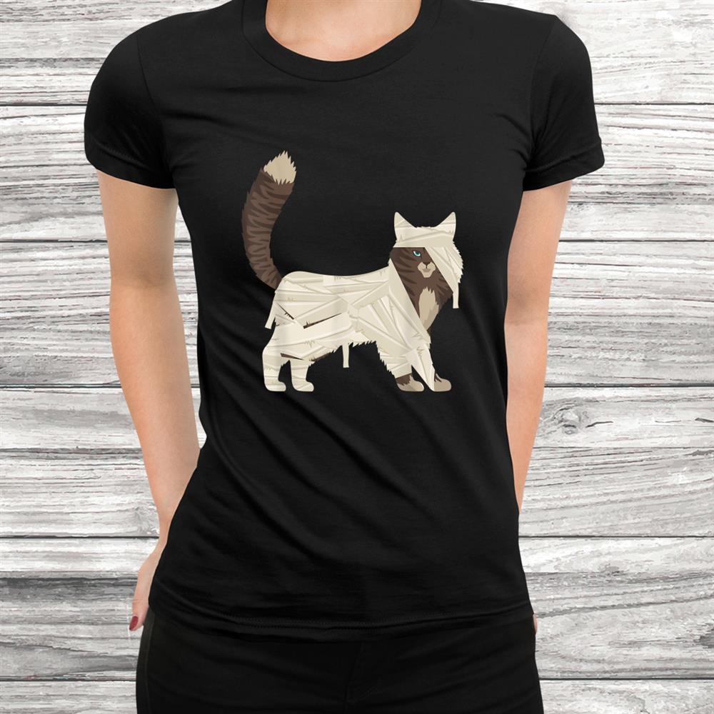 Mummy Cat Feline Cat Lover Mummy Scary Halloween Kitty Cats Shirt Mummy Cat Feline Cat Lover Mummy Scary Halloween Kitty Cats Shirt