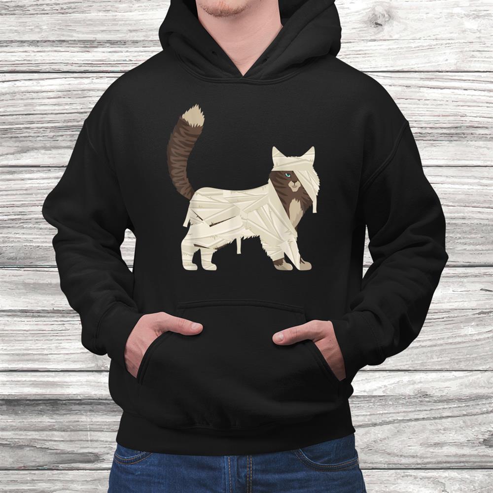 Mummy Cat Feline Cat Lover Mummy Scary Halloween Kitty Cats Shirt Mummy Cat Feline Cat Lover Mummy Scary Halloween Kitty Cats Shirt