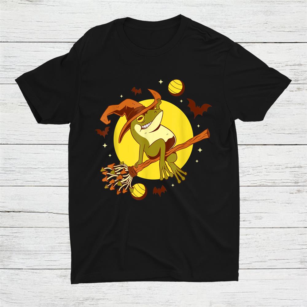 Mushroom Flying Wizard Frog Halloween Shirt Mushroom Flying Wizard Frog Halloween Shirt
