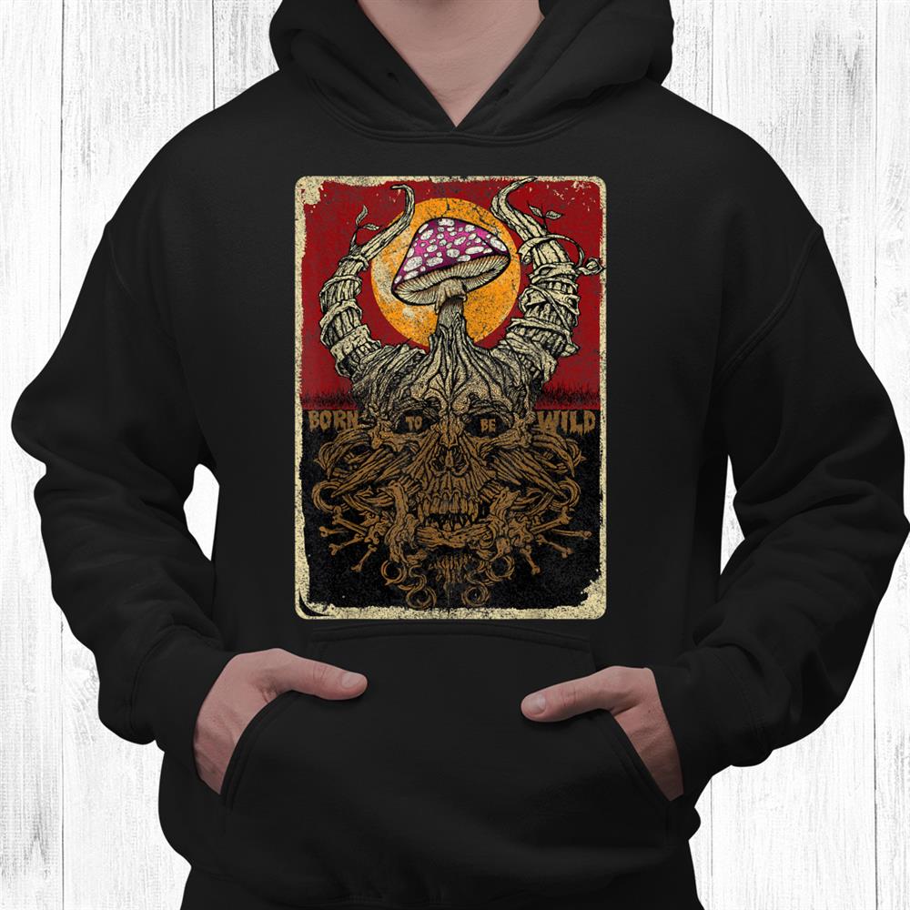 Mushroom Skull Halloween Party Vintage Shirt Mushroom Skull Halloween Party Vintage Shirt