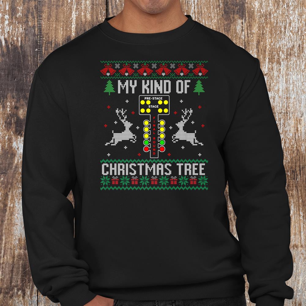 My Kind Of Christmas Tree Race Track Light Shirt My Kind Of Christmas Tree Race Track Light Shirt
