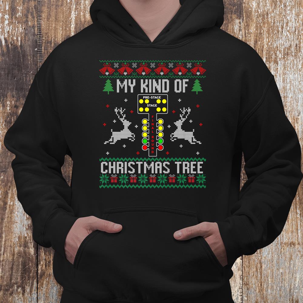 My Kind Of Christmas Tree Race Track Light Shirt My Kind Of Christmas Tree Race Track Light Shirt