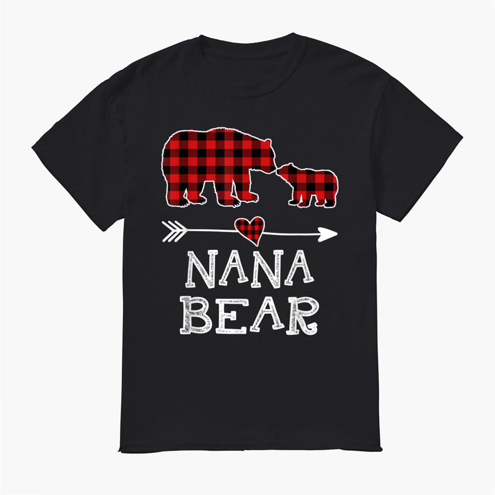 Nana Bear Christmas Pajama Red Plaid Buffalo Family Shirt Nana Bear Christmas Pajama Red Plaid Buffalo Family Shirt