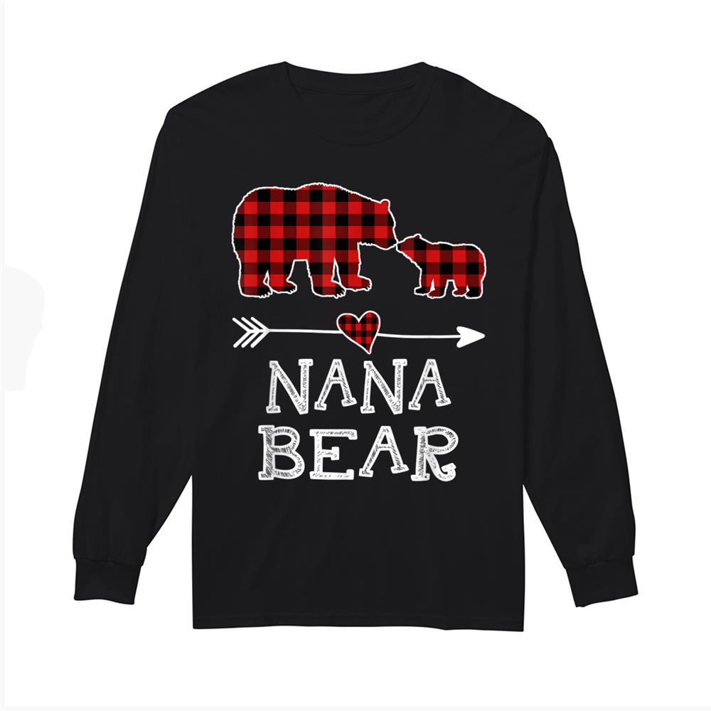 Nana Bear Christmas Pajama Red Plaid Buffalo Family Shirt Nana Bear Christmas Pajama Red Plaid Buffalo Family Shirt