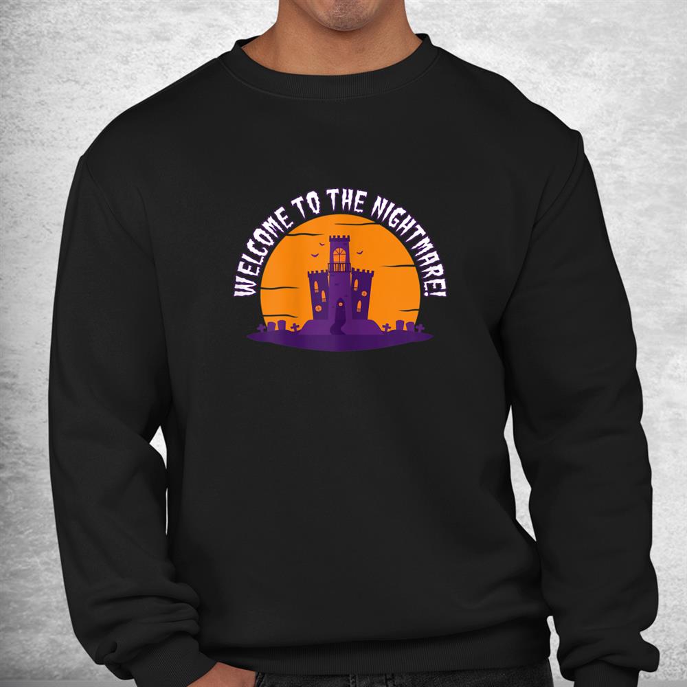 Nightmare Halloween Bat Coffin Creepy Garlic For Adults Shirt Nightmare Halloween Bat Coffin Creepy Garlic For Adults Shirt