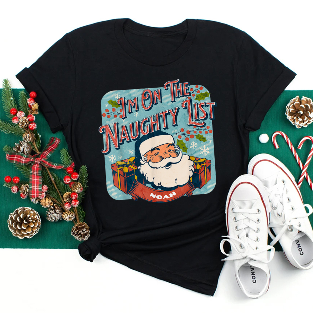 Noah Christmas Naughty List Shirt Noah Christmas Naughty List Shirt
