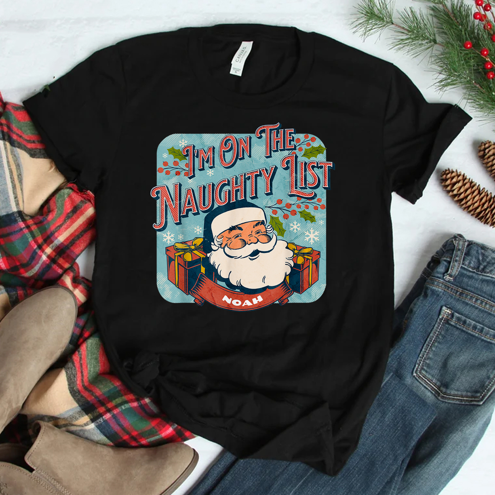 Noah Christmas Naughty List Shirt Noah Christmas Naughty List Shirt