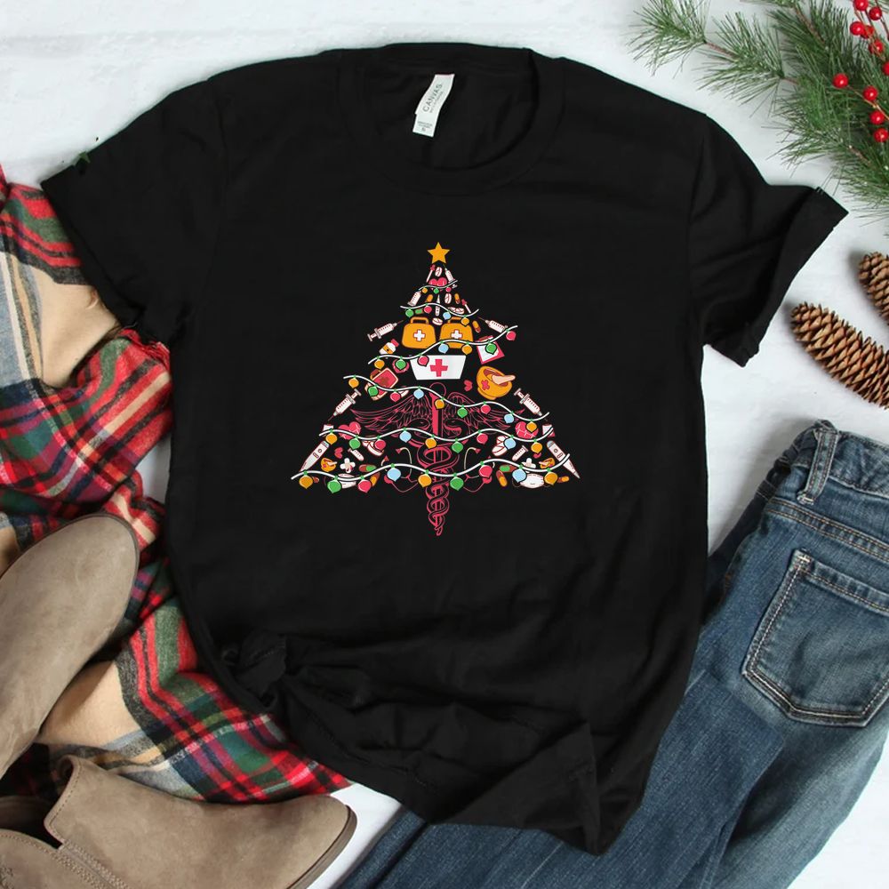Nurse Christmas Tree Crew Xmas Ornaments Elements Shirt Nurse Christmas Tree Crew Xmas Ornaments Elements Shirt