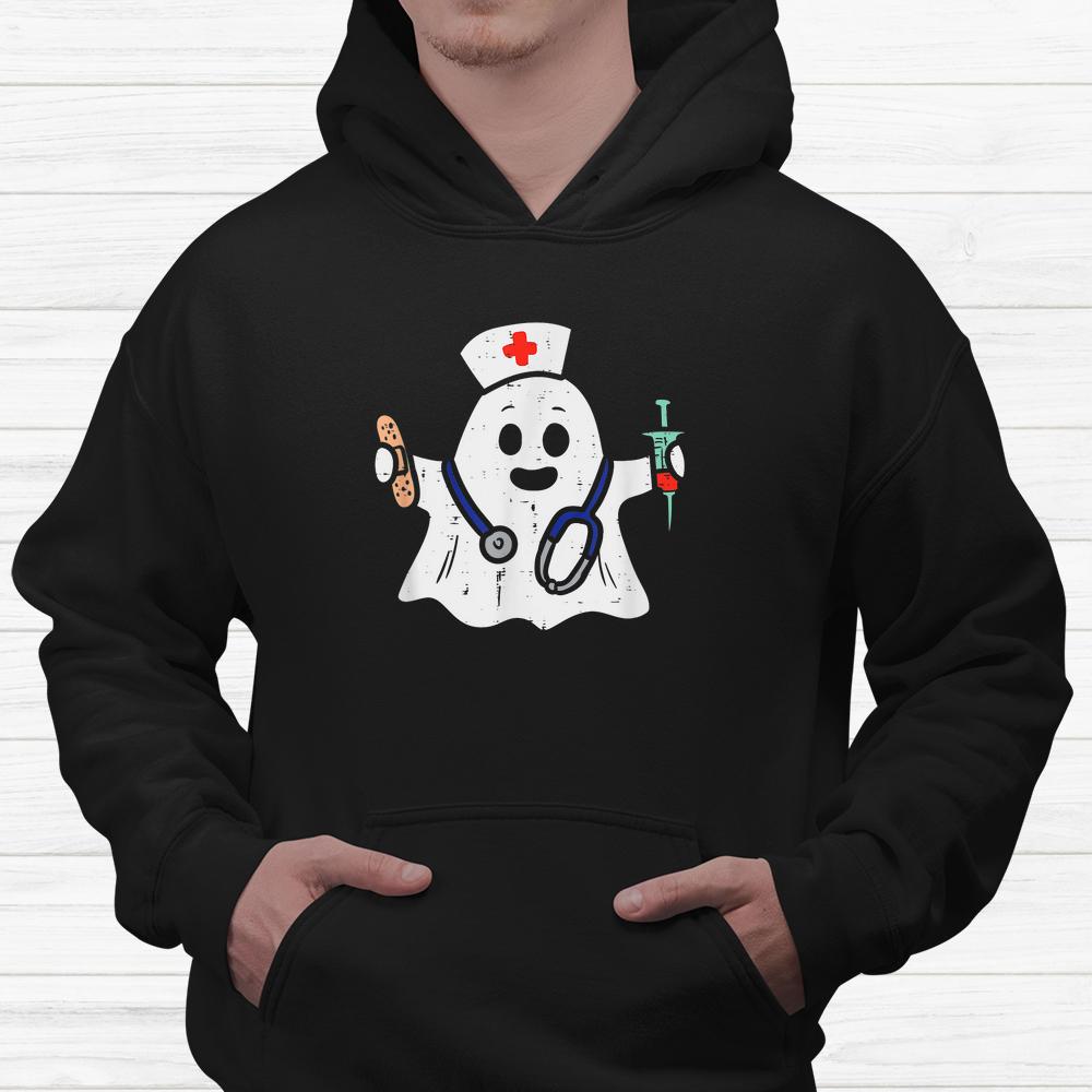 Nurse Ghost Scrub Halloween Shirt Nurse Ghost Scrub Halloween Shirt