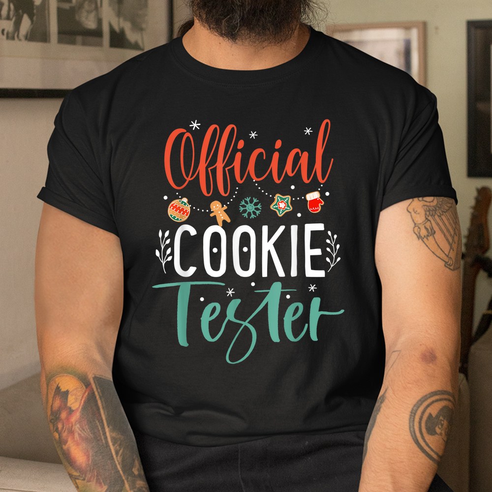 Official Cookie Tester Christmas Shirt Official Cookie Tester Christmas Shirt