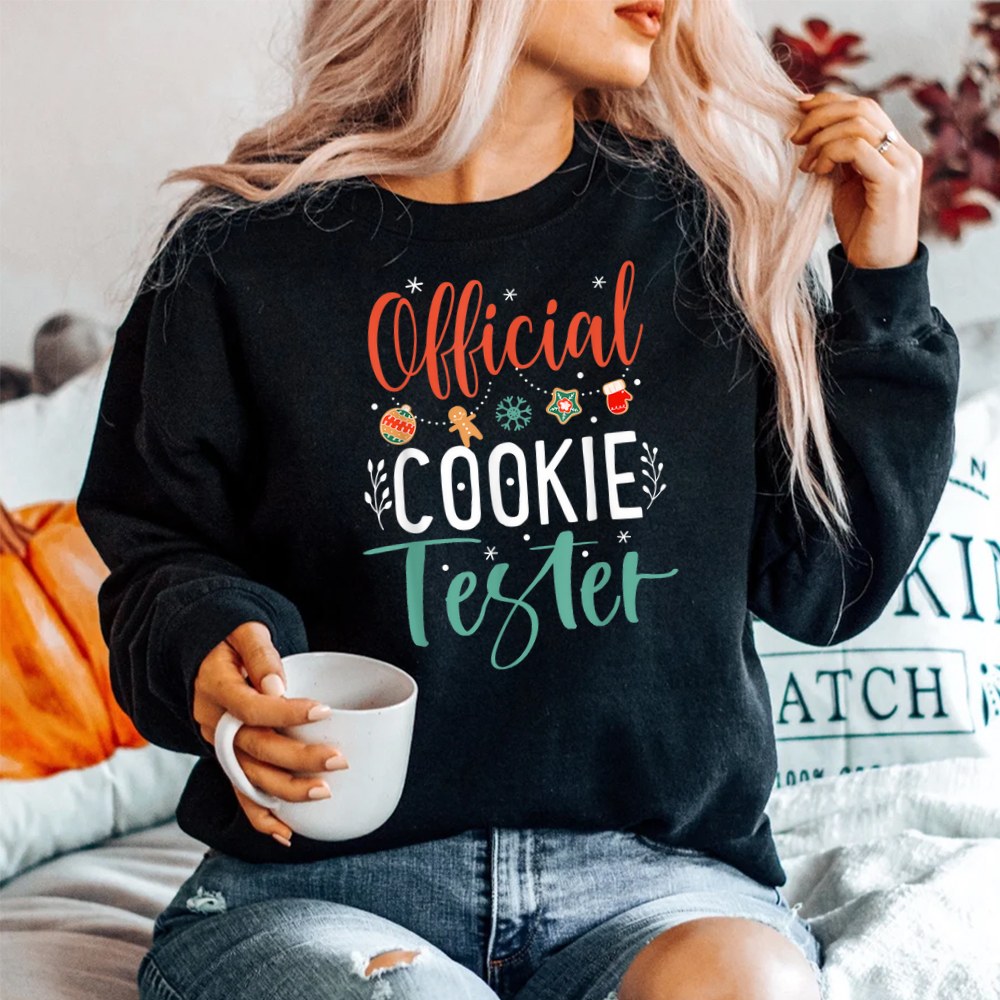 Official Cookie Tester Christmas Shirt Official Cookie Tester Christmas Shirt