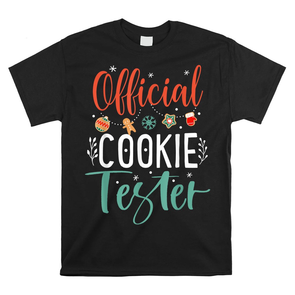 Official Cookie Tester Christmas Shirt Official Cookie Tester Christmas Shirt