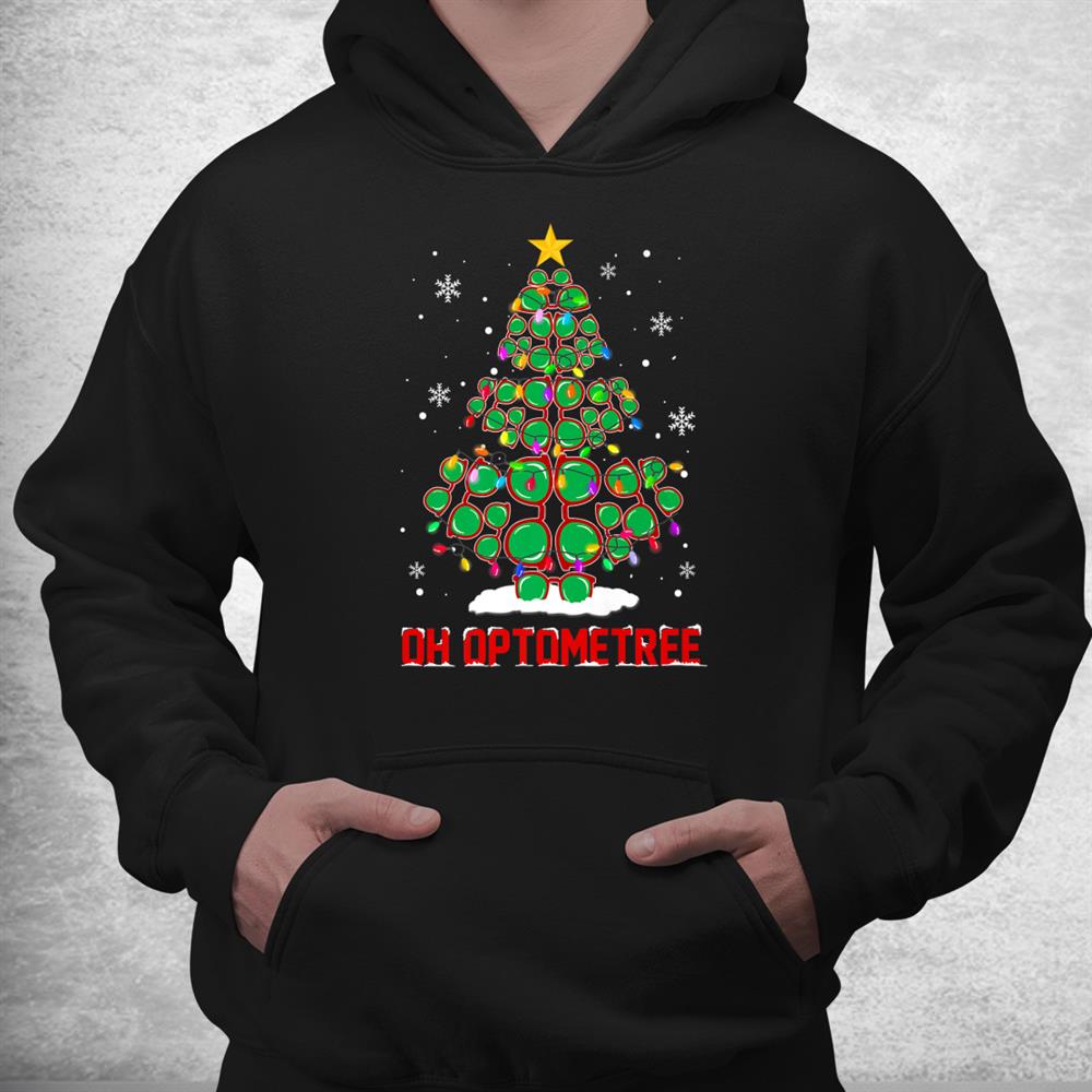 Oh Optometree Fun Optician Christmas Glasses Christmas Tree Shirt Oh Optometree Fun Optician Christmas Glasses Christmas Tree Shirt