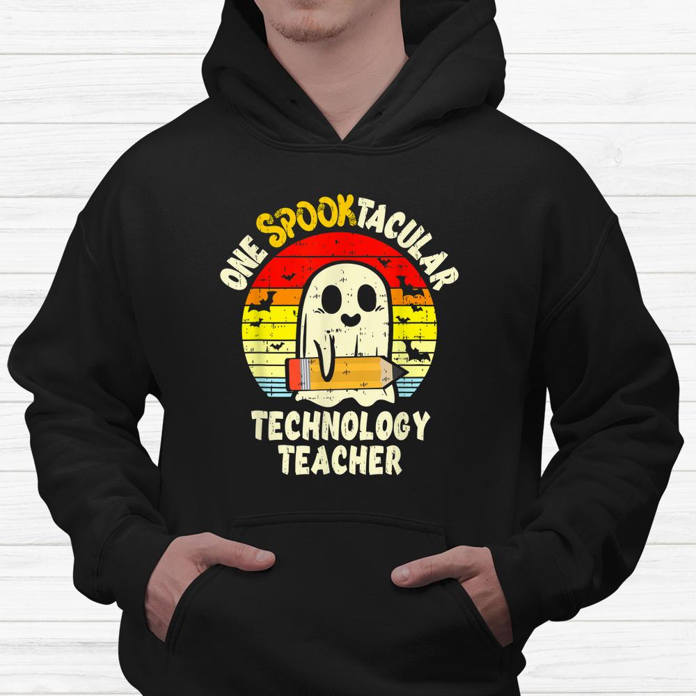 One Spooktacular Technology Teacher Halloween Ghost Teaching Shirt One Spooktacular Technology Teacher Halloween Ghost Teaching Shirt