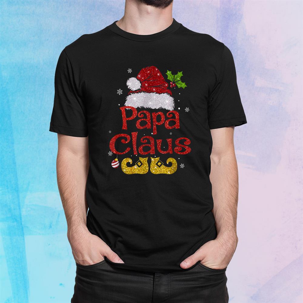 Papa Claus Christmas Pajama Family Matching Xmas Shirt Papa Claus Christmas Pajama Family Matching Xmas Shirt