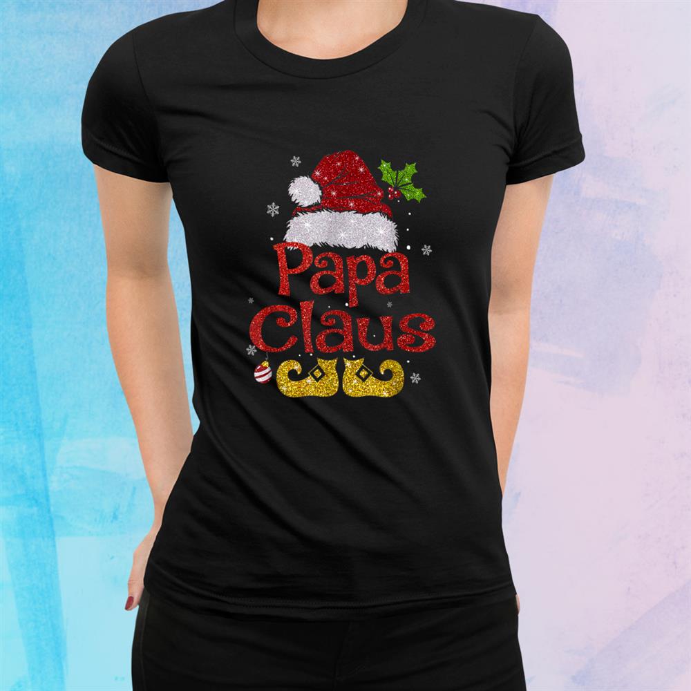 Papa Claus Christmas Pajama Family Matching Xmas Shirt Papa Claus Christmas Pajama Family Matching Xmas Shirt